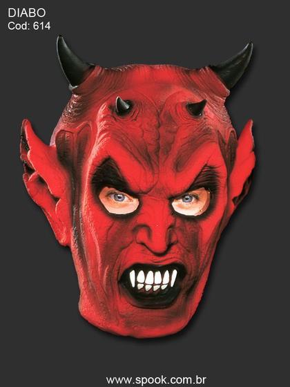 Máscara Diabo Inteira Fantasia Carnaval Cosplay Látex Menor preço em Máscara Diabo Inteira Fantasia Carnaval Cosplay Látex