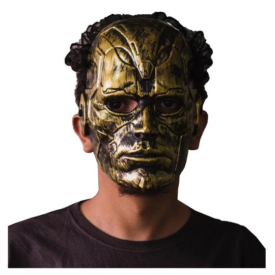 Imagem de Máscara do Visão Vingadores Androide Dourada