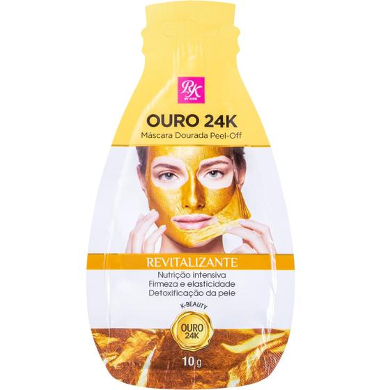 Imagem de Mascara Dourada Peel-Off RK Ouro 24k 10g Kiss New York