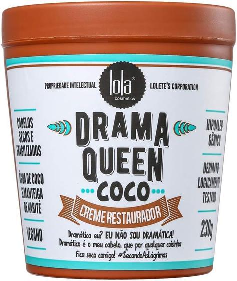 Imagem de Máscara Drama Queen Coco Lola Cosmetics Restaurador 230g