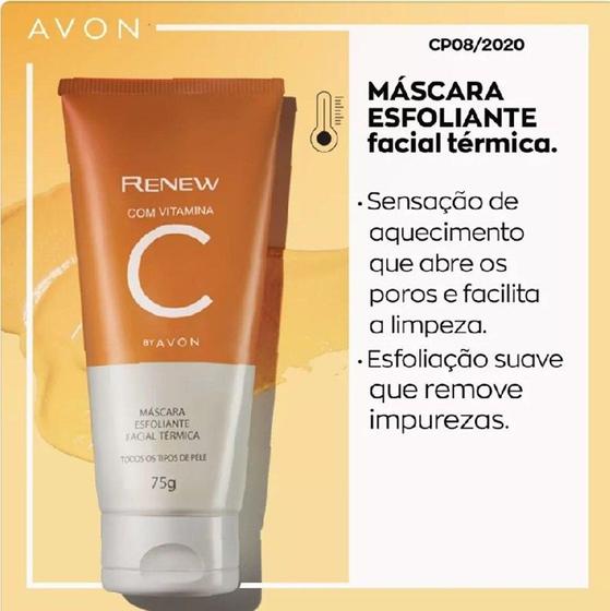 Imagem de Máscara Esfoliante Facial térmica - Renew - Avon