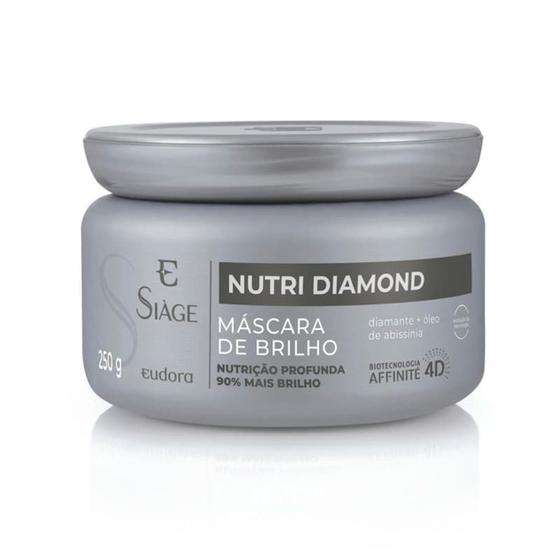 Imagem de Máscara Eudora Capilar de Brilho Siàge Nutri Diamond 250g