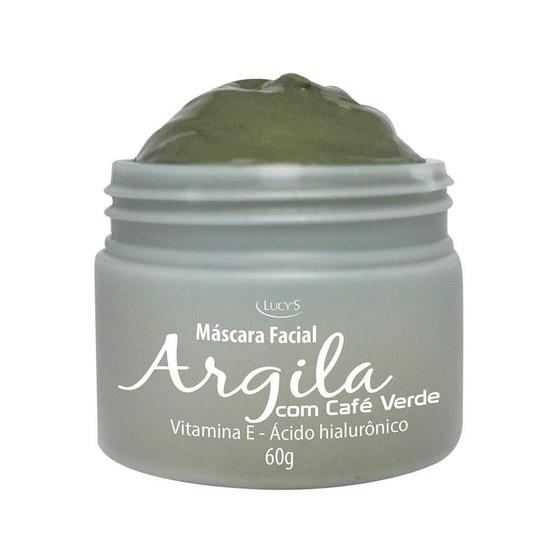 Imagem de Máscara Facial Argila Café Verde E Ácido Hialurônico - 60G