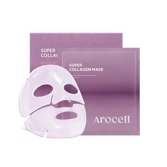 Imagem de Máscara Facial Arocell Super Collagen Dual Matrix - Kit com 4 Unidades