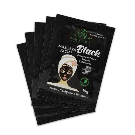 Imagem de Máscara Facial Black Sachê PhálleBeauty PH019