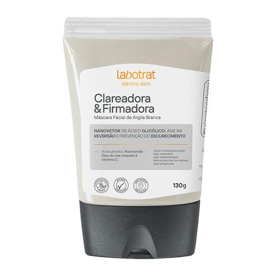 Imagem de Máscara Facial de Argila Branca Labotrat Dermo Skin Clareadora e Firmadora 130g