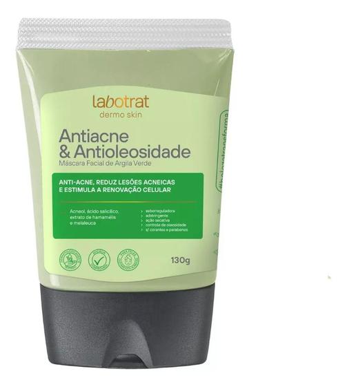 Imagem de Máscara Facial De Argila Verde Labotrat 130ml Antiacne