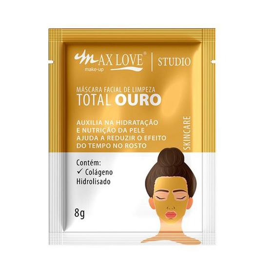 Imagem de Máscara Facial De Limpeza Total Ouro Max Love Colágeno