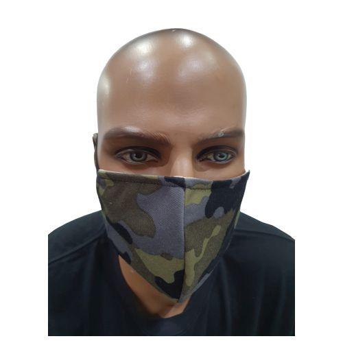 Imagem de Máscara facial de tecido extravagante para adultos - camuflagem escura 1 cada da Giftscircle (pacote com 2)