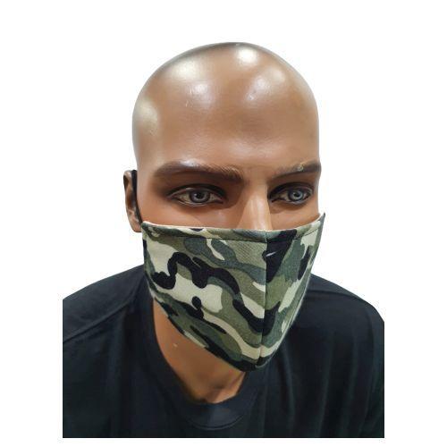 Imagem de Máscara facial de tecido extravagante para adultos - Camuflagem leve 1 cada da Giftscircle (pacote com 6)