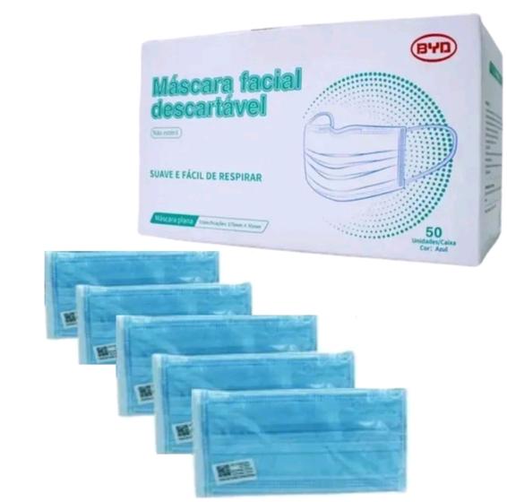 Máscara facial descartável pacote com 10 máscaras Menor preço em Máscara facial descartável pacote com 10 máscaras