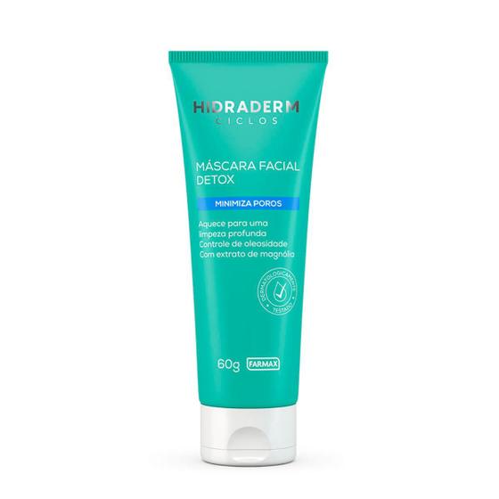 MÁSCARA FACIAL DETOX MINIMIZA POROS COM EXTRATO DE MAGNÓLIA NATURAL