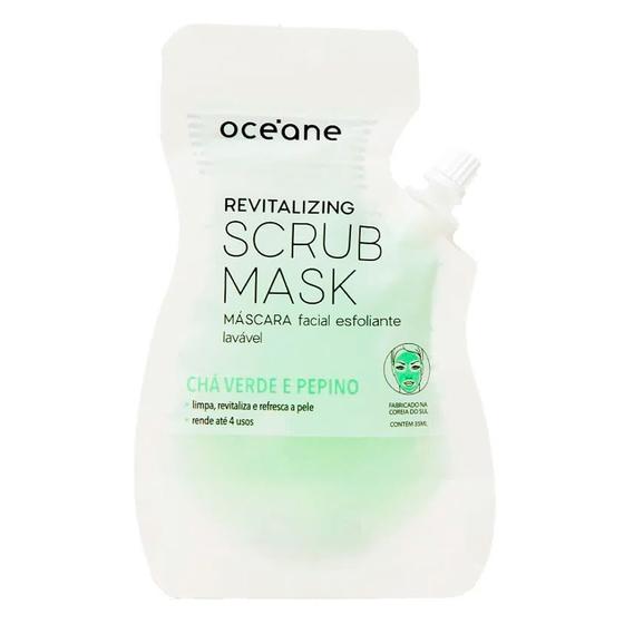 Imagem de Máscara Facial Esfoliante Océane - Revitalizing Scrub Mask Chá verde e Pepino