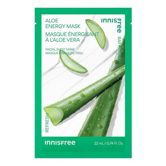 Imagem de Máscara Facial Innisfree Aloe Energy - Sérum Hidratante Calmante