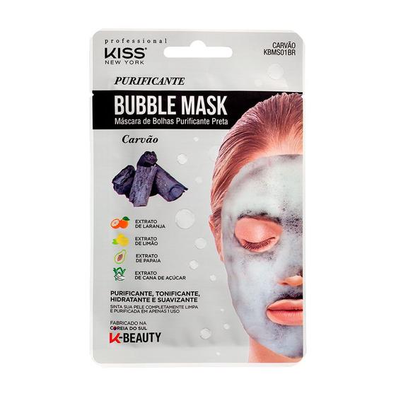 Imagem de Máscara Facial Kiss NY  Bubble Mask Carvão