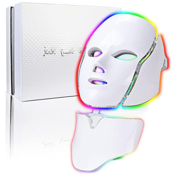 Imagem de Máscara facial LED Light Therapy RTLvio 7 cores para cuidados faciais