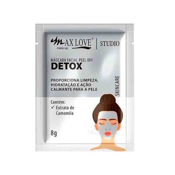 Imagem de Máscara Facial Max Love Peel Off Detox sachê 8 g