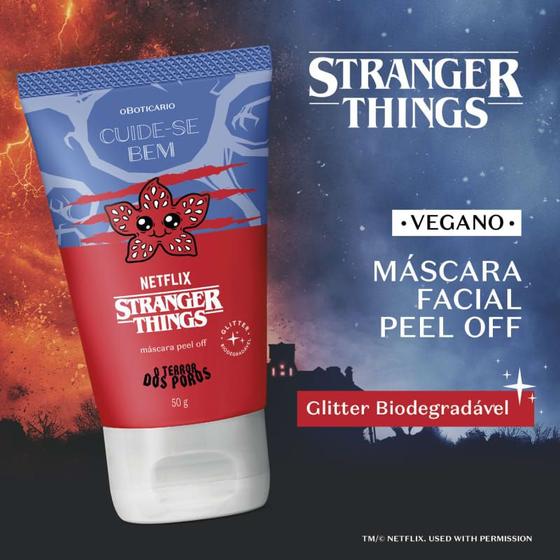 Imagem de Máscara Facial Peel Off Stranger Things 50g Cuide-se Bem Boticário