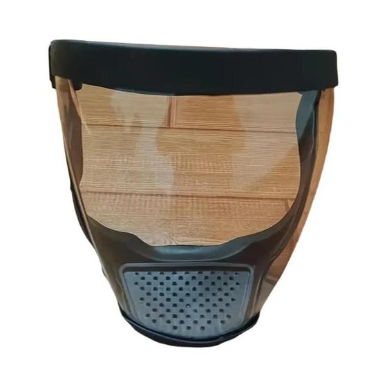 Imagem de Máscara Facial Transparente Reutilizável - Resistente ao Calor com Fivela