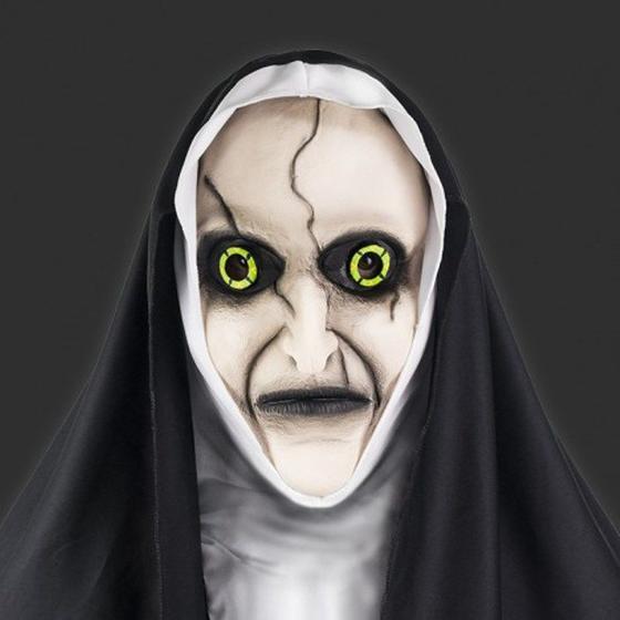 Imagem de Máscara Freira Assassina Terror Carnaval Halloween - Spook Elástico