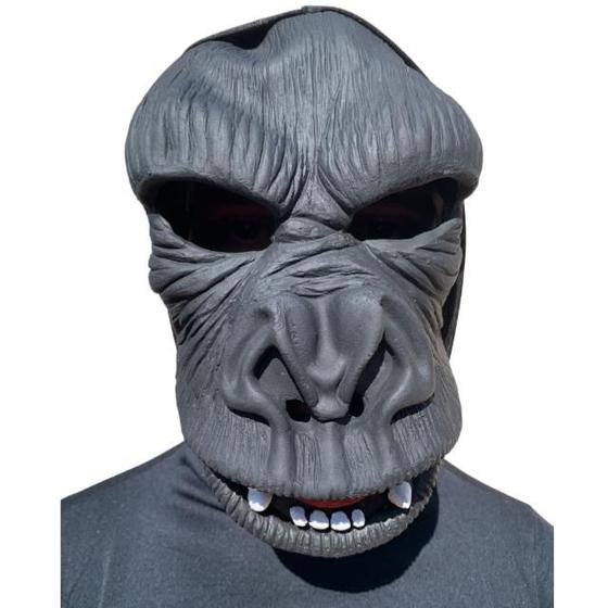 Imagem de Máscara Gorila Macaco Halloween Carnaval Fantasia Teatro Terror Assustador Dia das Bruxas Zumbi Cosplay