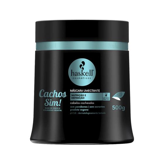 Imagem de Mascara Haskell Cachos Sim Definição e Nutrição 500 ML