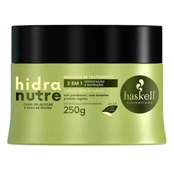 Mascara Hidranutre 2em1 Hidratação Nutrição Haskell 250g - Máscara ...