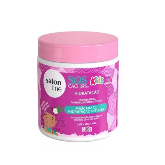 Imagem de Máscara Hidratação Intensa Sos Cachos Kids 500g - Salon Line