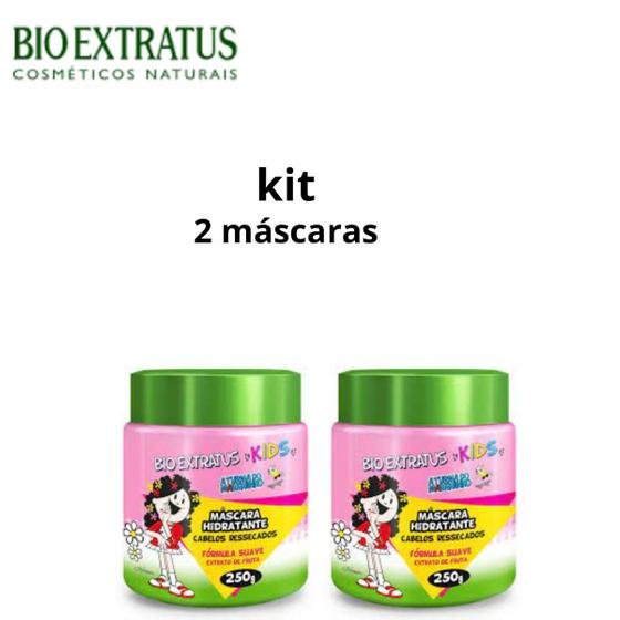 Imagem de Mascara hidratante bio extratus kids 250g -2 unidades