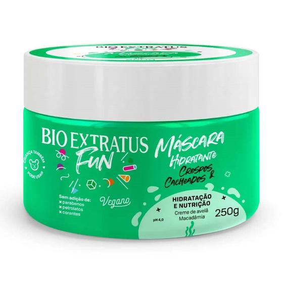 Imagem de Máscara Hidratante Fun Crespos e Cacheados 250g - Bio Extratus