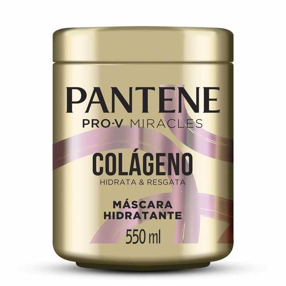 Imagem de Máscara Hidratante Pantene Colágeno Hidrata e Resgata 550mL