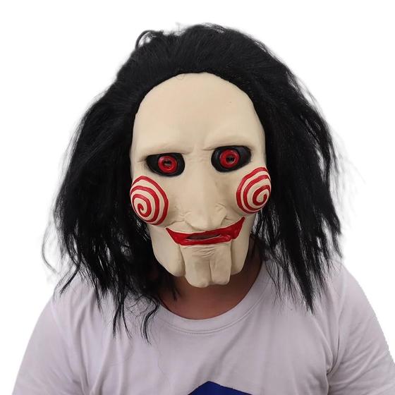 Imagem de Máscara Jigsaw Filme Jogos Mortais Latex Halloween Látex