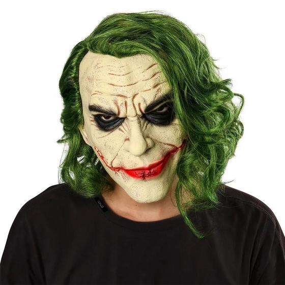 Imagem de Máscara Látex Cosplay Fantasia Realista Coringa