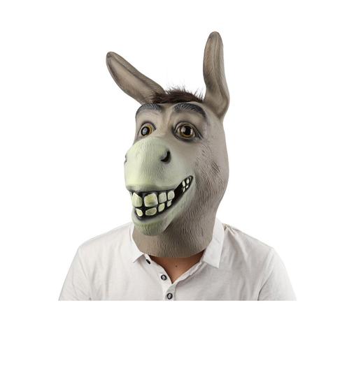 Máscara Latex Cosplay Fantasia Realistica Burro Disney Shrek FANTASY