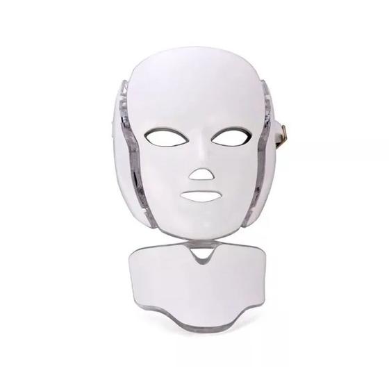 Imagem de Máscara Led Cuidado Estético Facial Pescoço Fototerapia