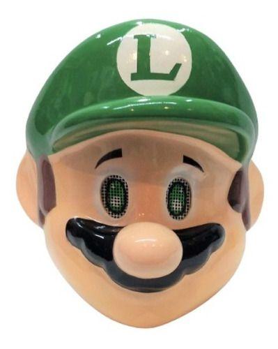 Imagem de Máscara Luigi,fibra,trenzinho,fantasias,carretas,produtonovo