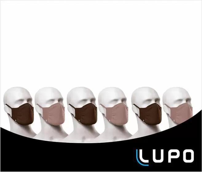 Imagem de Mascara lupo kit 6 unidades cor nude e marrom