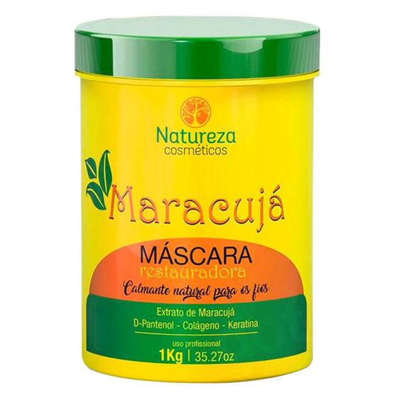 Imagem de Máscara maracujá reconstrutora 1kg natureza cosméticos