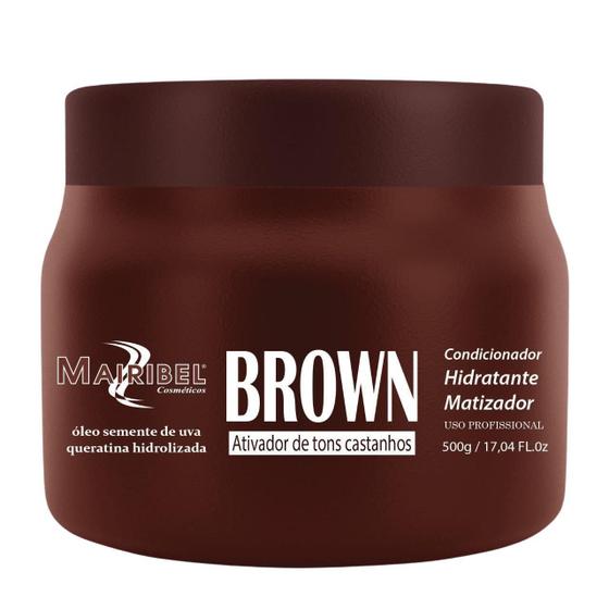 Imagem de Máscara Matizadora Brown 500G Mairibel / Hidraty