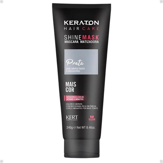 Imagem de Máscara Matizadora Keraton Kert Shine Mask Prata 240G