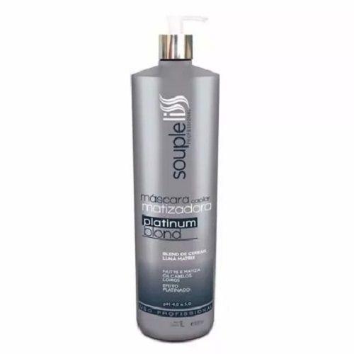 Imagem de Máscara Matizadora Platinum Blond 1L Souple Liss