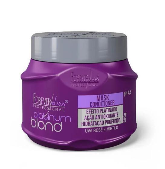 Imagem de Máscara Matizadora Platinum Blond 250g  Forever Liss