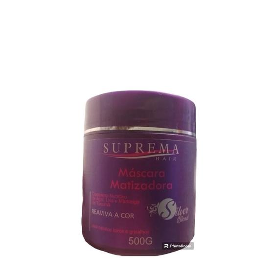 Imagem de Máscara Matizadora Silver Blond 500g SUPREMA HAIR