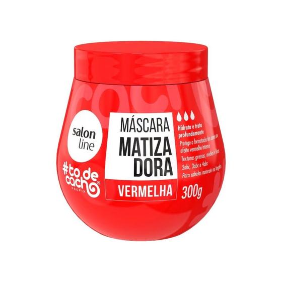 Imagem de Máscara Matizadora Vermelha Todecacho Salon Line 300ml