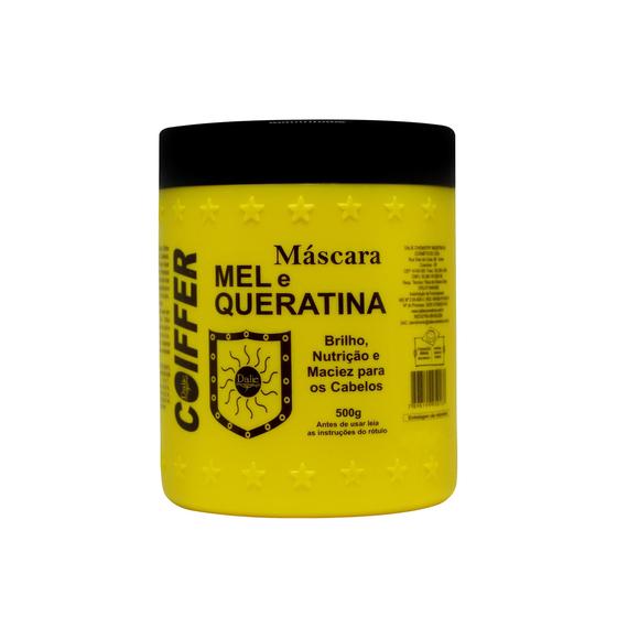 Imagem de Máscara Mel E Queratina Coiffer 500g