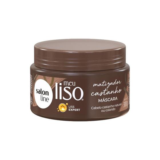 Imagem de Máscara Meu Liso Matizador Castanho Salon Line 300g