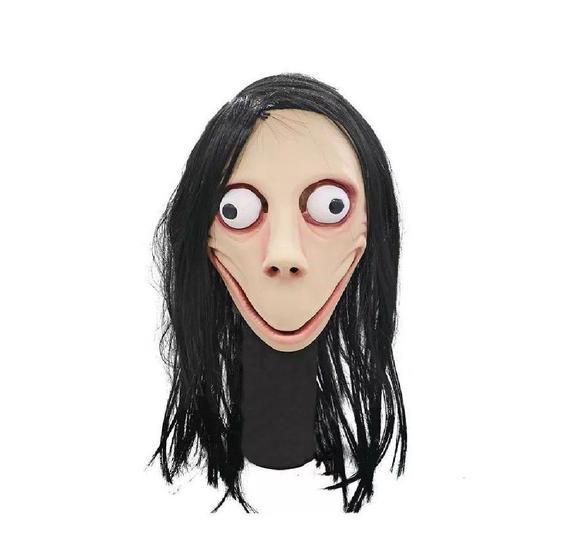 Imagem de Mascara Momo Fantasia Cosplay Terror Deep Web Halloween