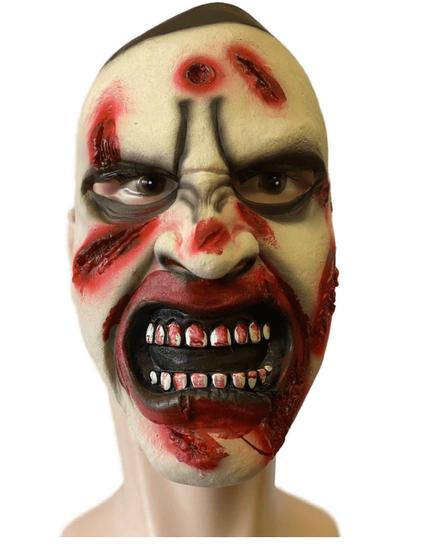 Imagem de Máscara Morto Vivo Zumbi Látex Com Elástico Terror Halloween