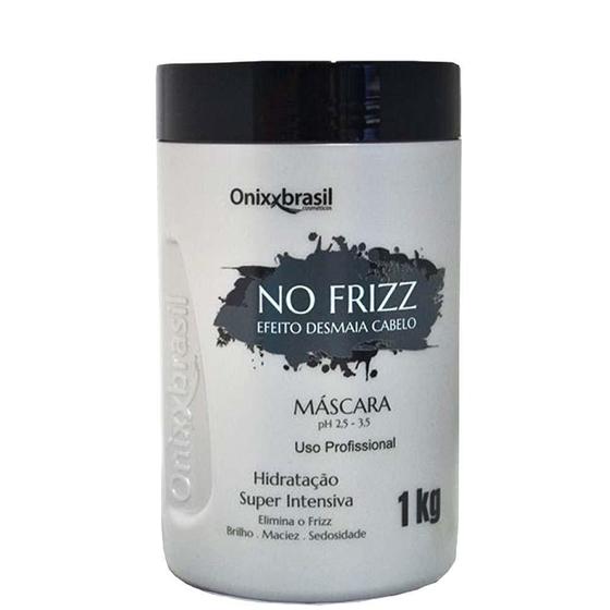 Imagem de Máscara No Frizz Desmaia Cabelo - Onixx (Unico) Cinza 1 Kg