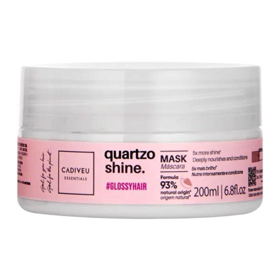 Imagem de Máscara Nutrição e Brilho Cadiveu Quartzo Shine 200ml Cabels Ressecados